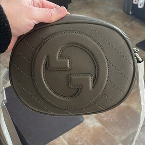 Gucci Khaki Green Quilted Shoulder Bag